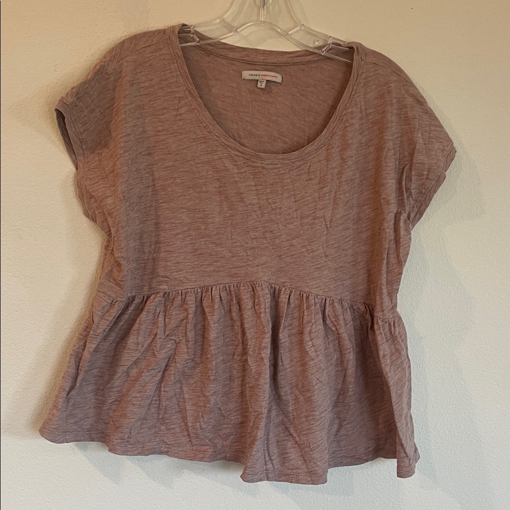 Natural by Known Supply Organic Cotton Top - S